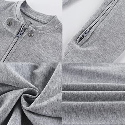 Eco-Friendly Baby Sleepwear Set 0-12 Months Gray
