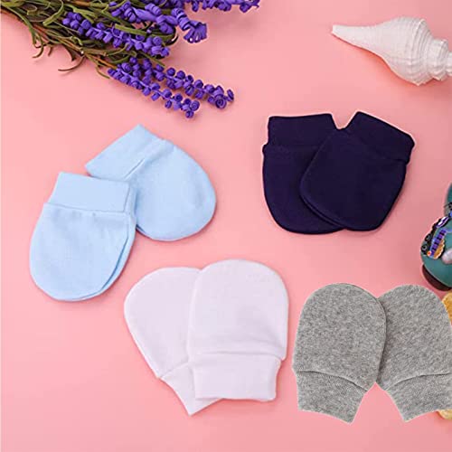 Soft Anti-Scratch Baby Mittens for Newborn Boys Girls