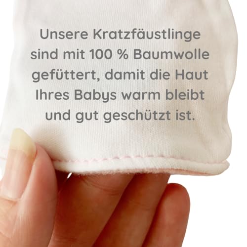 Adjustable Gummee Baby Scratch Mittens in Grey