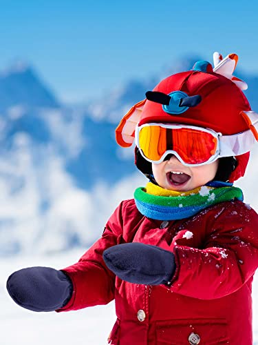 6 Pairs Newborn Baby Fleece Lined Mittens Set