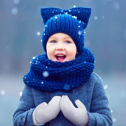 Toddler Knitted Mittens - Winter Warm Full Finger