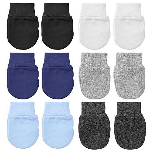 6 Pairs ASTER Infant Soft Cotton Baby Mittens