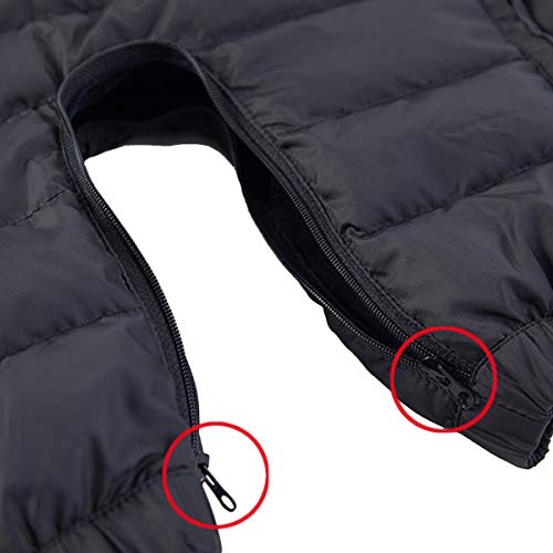 famuka Baby Winter Hooded Puffer Snowsuit, Black