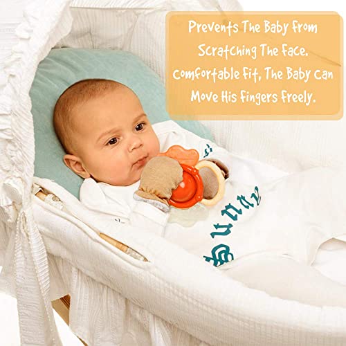 3 Pairs Baby Mittens - Anti-Scratch, Warm Winter