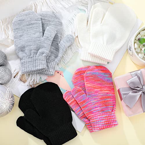 Toddler Knitted Mittens - Winter Warm Full Finger