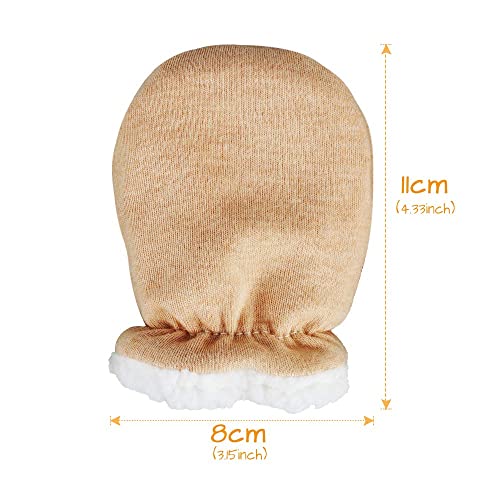 3 Pairs Baby Mittens - Anti-Scratch, Warm Winter
