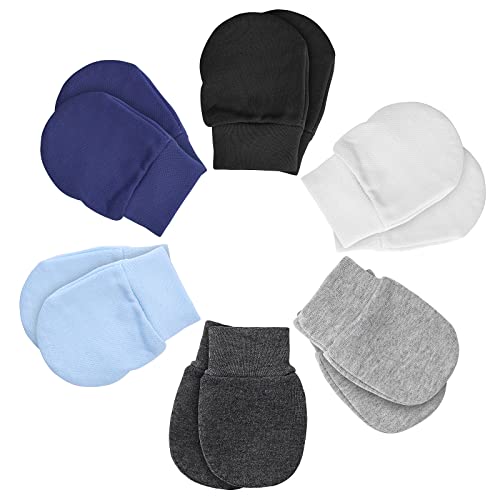 6 Pairs ASTER Infant Soft Cotton Baby Mittens