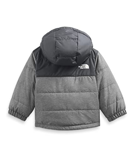THE NORTH FACE Baby Reversible Hooded Jacket, Grey, 12-18 Months