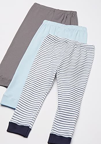 Luvable Friends Unisex Cotton Pants - Gray - 3-6 Months