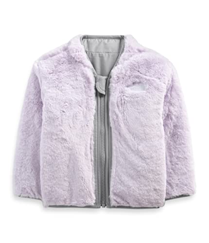 North Face Reversible Mossbud Jacket, Meld Grey, 3-6 Months