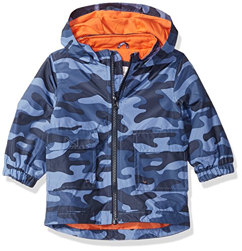 Carter's Baby Boys Blue Camo Rainslicker Raincoat