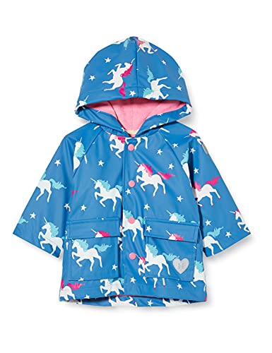 Hatley Twinkle Unicorns Raincoat for Baby Girls, 9-12 Months