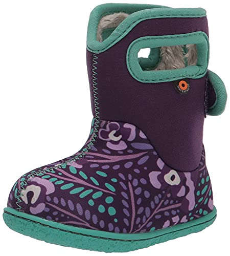BOGS Baby Super Flowers Purple Warm Wellies Boots