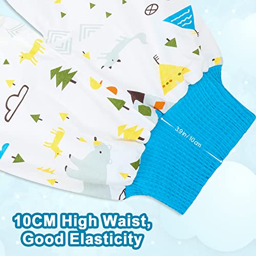 MOEMOE BABY Waterproof Diaper Skirt, 2 Packs Blue