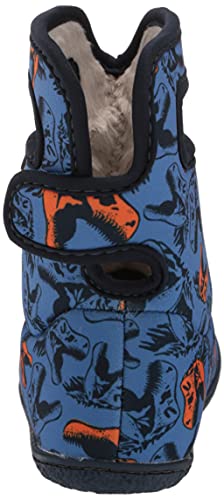 Cool Dino Blue Multi Baby Wellies Boots