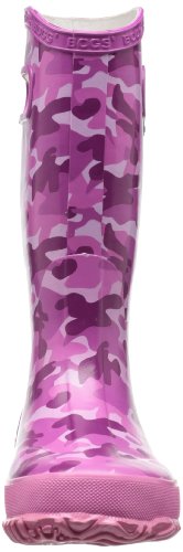 Bogs Pink Camo Waterproof Boot for Kids, Size 9
