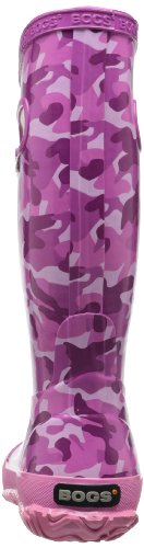 Bogs Pink Camo Waterproof Boot for Kids, Size 9