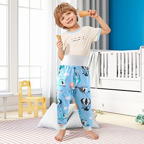 MOEMOE BABY Waterproof Diaper Skirt, 2 Packs Blue