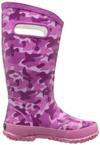 Bogs Pink Camo Waterproof Boot for Kids, Size 9