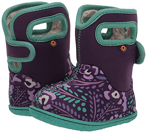 BOGS Baby Super Flowers Purple Warm Wellies Boots