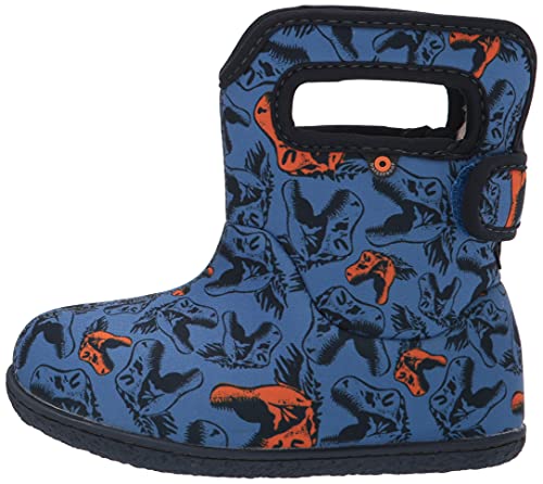 Cool Dino Blue Multi Baby Wellies Boots