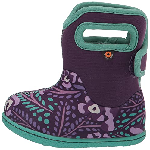 BOGS Baby Super Flowers Purple Warm Wellies Boots