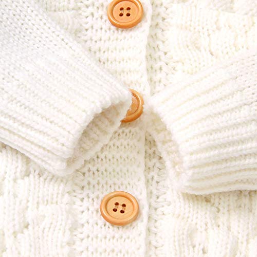 Amaone Baby Cardigan Jacket in Beige, 3-6 Months