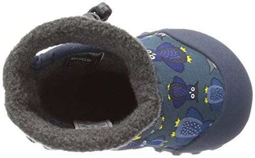 Bogs Boys Puff OWL Navy Insulated Wellies Boot