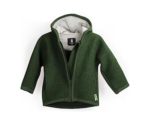 Forest Green Ehrenkind® Natural Wool Baby Walking Jacket