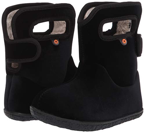 BOGS Baby Girl Black Waterproof Insulated Boots