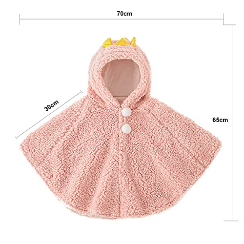 Cozy Knitted Hooded Cape for Baby Boys/Girls