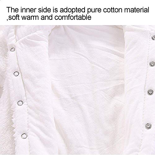 Newborn Baby Cute Bear Ear Fleece Snowsuit Coat