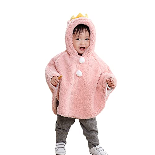 Cozy Knitted Hooded Cape for Baby Boys/Girls