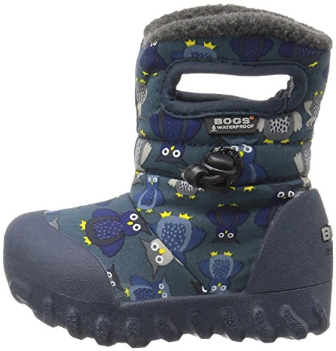 Bogs Boys Puff OWL Navy Insulated Wellies Boot