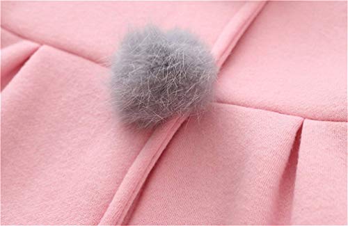TMEOG Baby Girls Rabbit Ears Hooded Cozy Jacket