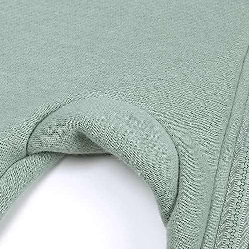 Newborn Baby Bear Ear Hooded Jumpsuit - Green