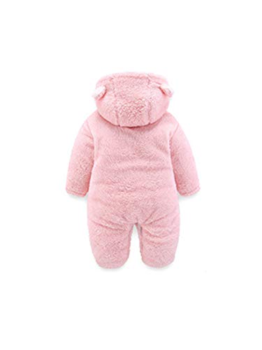 Cozy Winter Fleece Romper for Babies, 0-12 Months