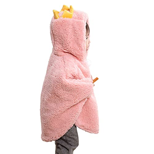 Cozy Knitted Hooded Cape for Baby Boys/Girls