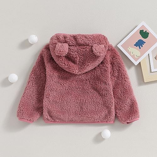 Bear Ears Fleece Hoody for Baby Boys & Girls