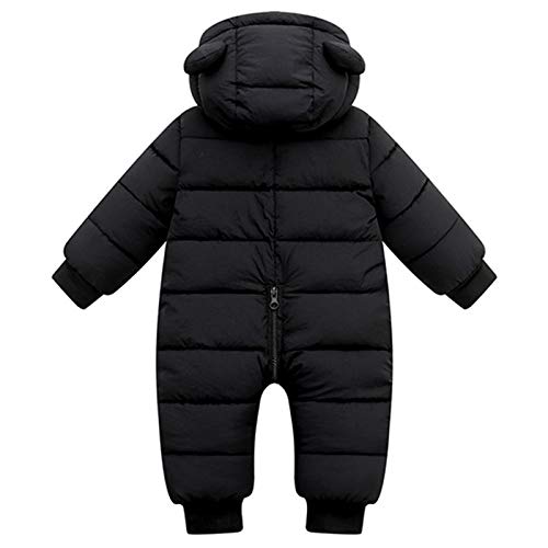 Borlai Winter Hooded Romper for Newborns