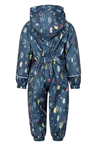 Spright Fleece Lined Waterproof Kids Rain Suit, Midnight
