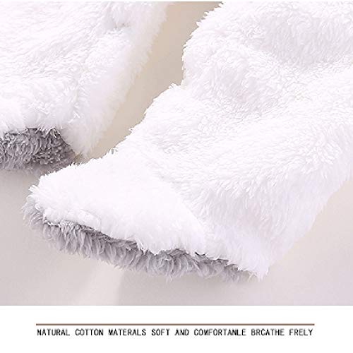 Cartoon Bear Snowsuit Hooded Romper Jumpsuit, Grey, 9-12M