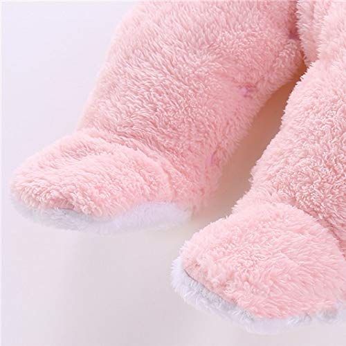 Cozy Winter Fleece Romper for Babies, 0-12 Months