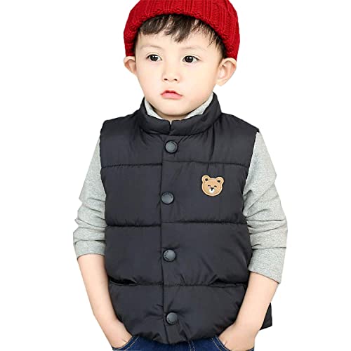 Baby Boys&Girls Lightweight Puffer Vest Coat Cute Winter