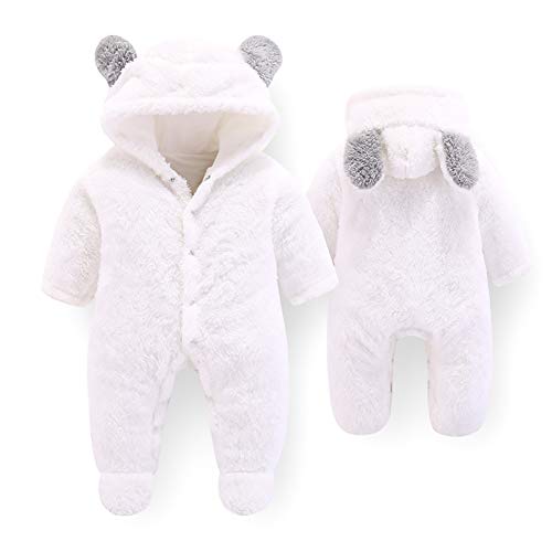 Cartoon Bear Winter Snowsuit for Newborn Baby (3-6 Months)