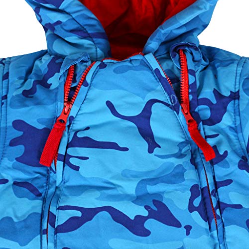 JiAmy Baby Boys Winter Hooded Snowsuit 18-24 Months