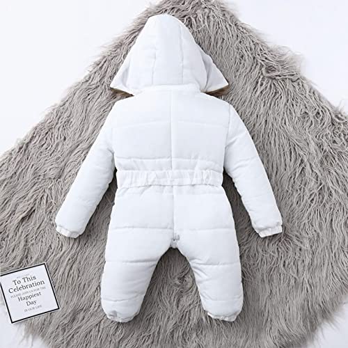 Winter Hooded Jacket for Baby, Unisex 3-24M