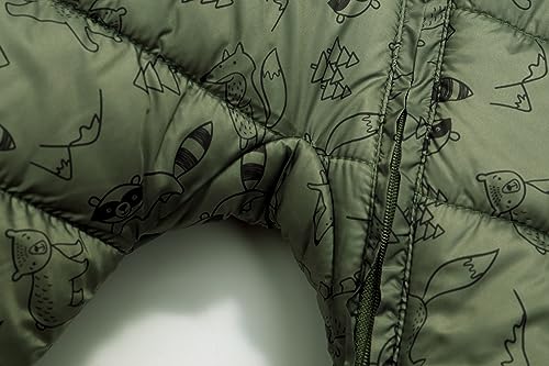 Baby Snowsuit Hooded Overalls Winter Romper Cotton Onesies