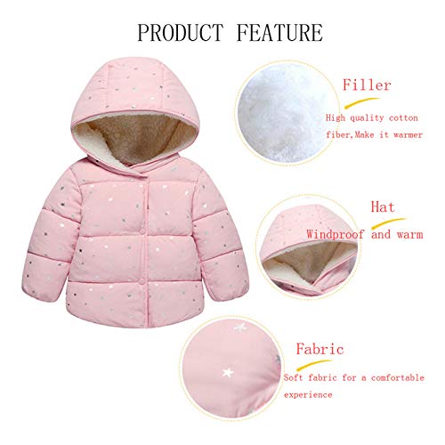 Cute Hooded Baby Winter Coat for 6-12 Months