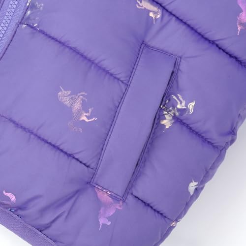 Kids Hooded Puffer Jacket, Waterproof Lightweight Outwear Boys/Girls